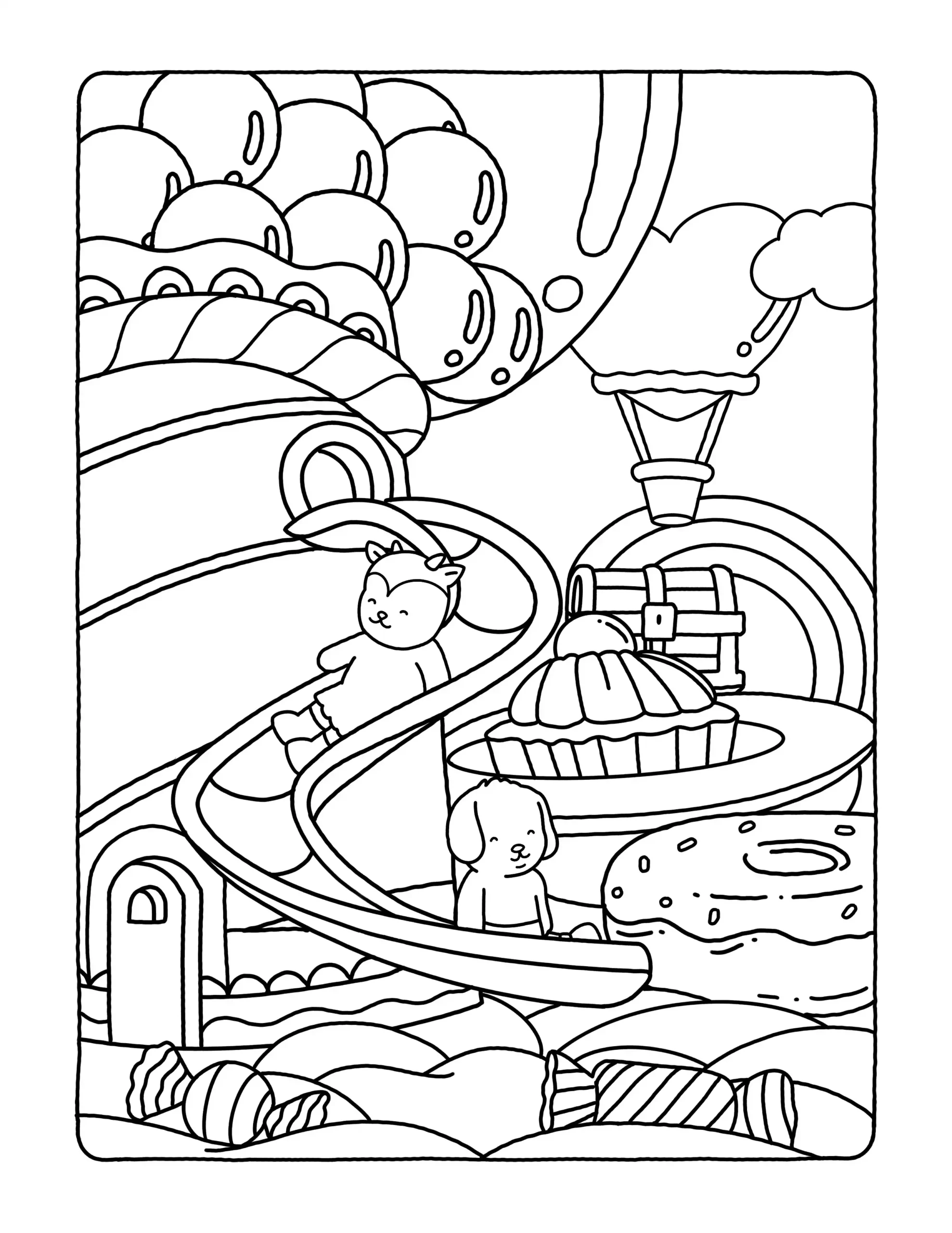 descargar Browmies Dessert Wonderland para colorear gratis