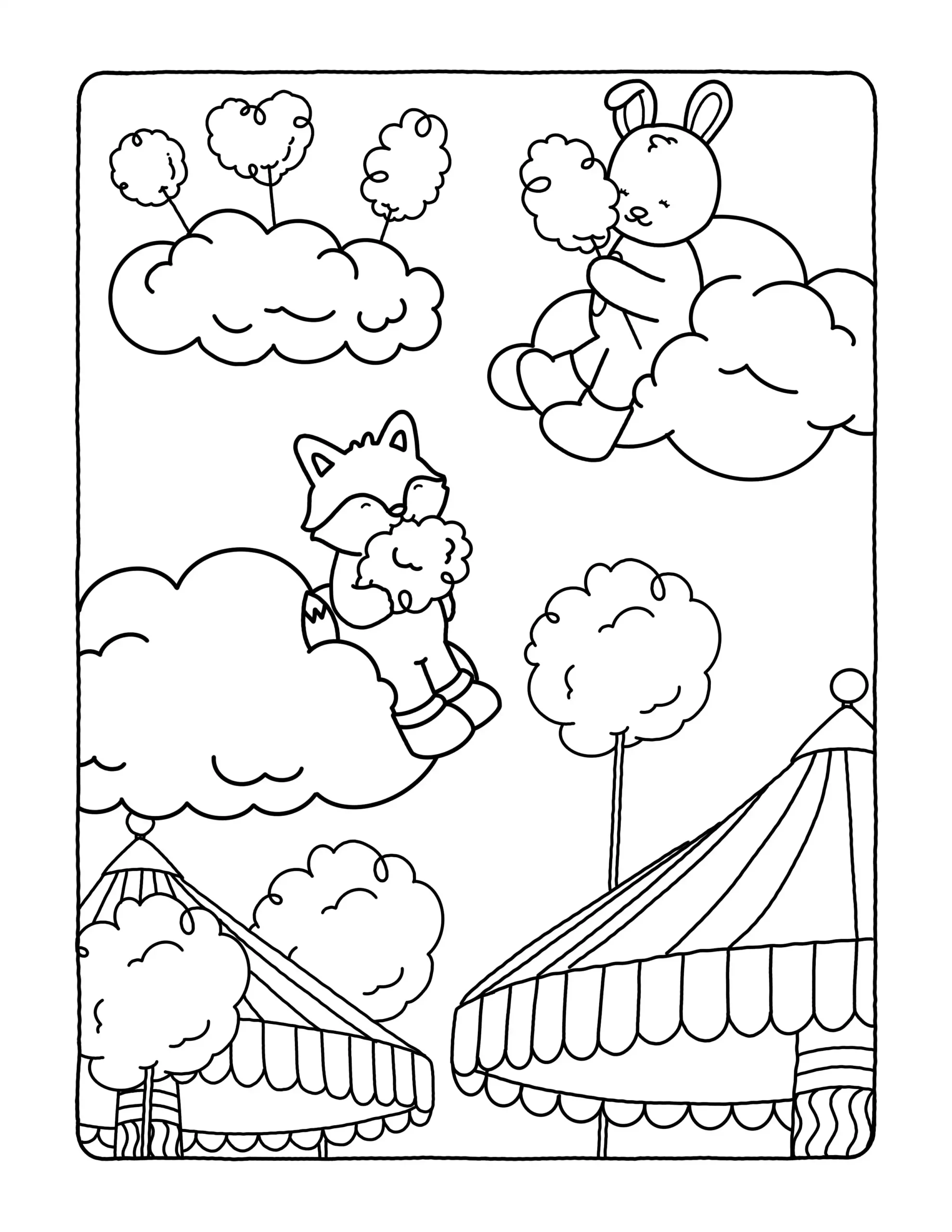 Browmies Dessert Wonderland para colorear en línea 1