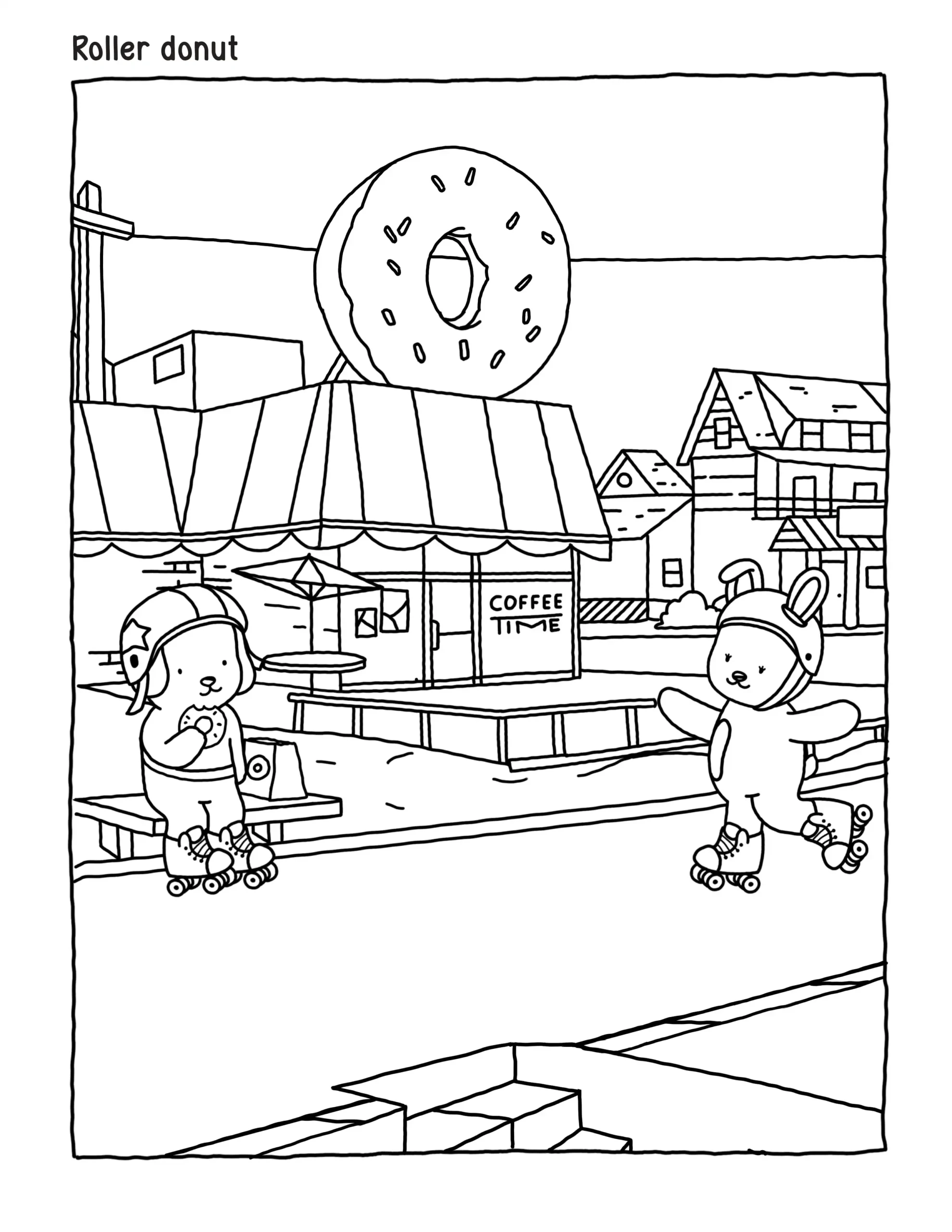 Browmies Interior para dibujar e imprimir