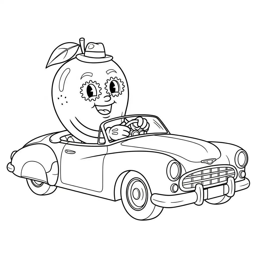 Mango para colorear para niño para imprimir