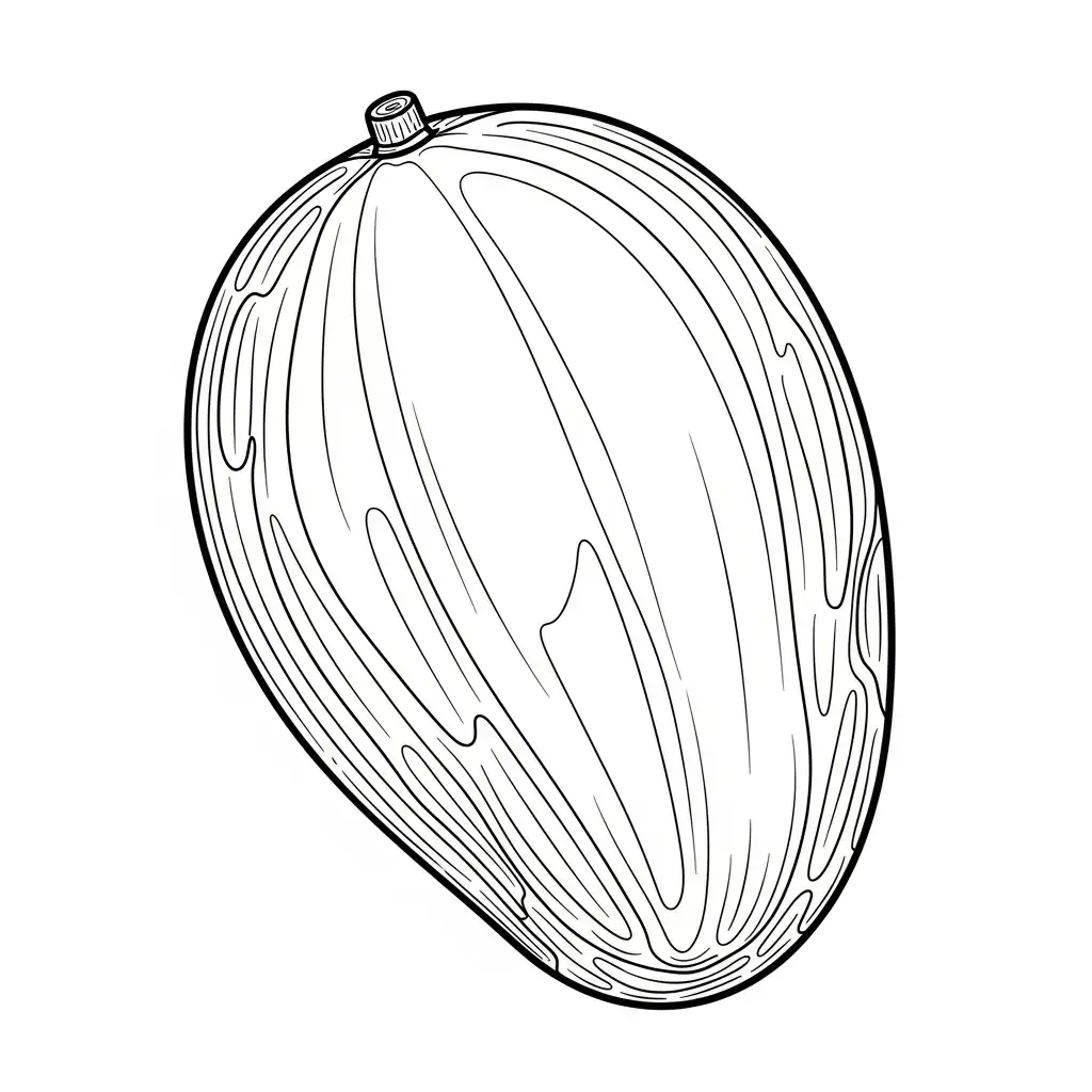 Mango para colorear para imprimir gratis