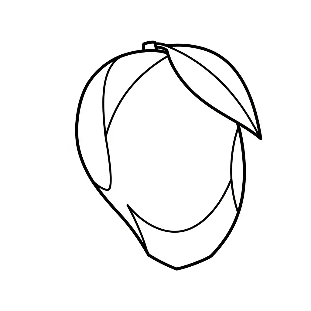 imprimir Mango para colorear para niño